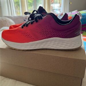 New Balance Red and Black Sneakers